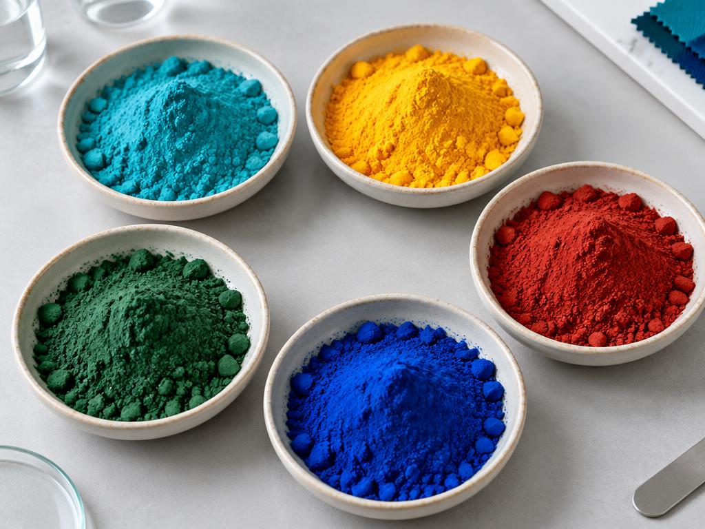 Colourful textile dye pigments